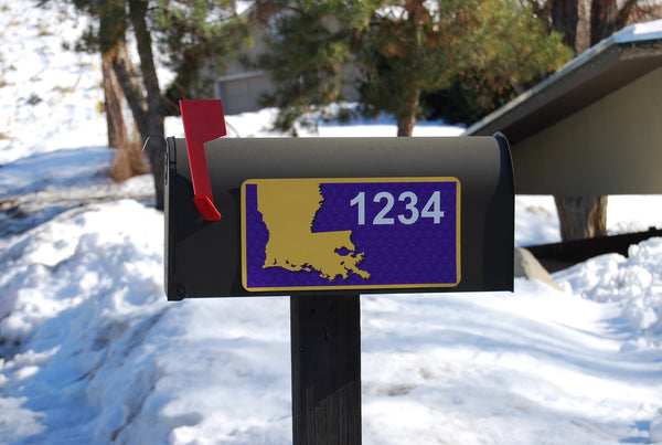 Louisiana State Address Plaque - 12" x 6"