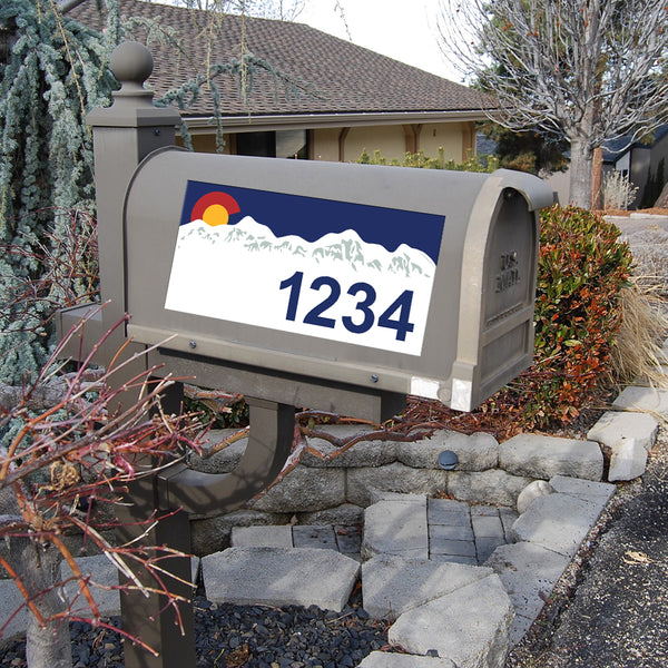 Colorado State Logo Address Plaque - 12" x 6"