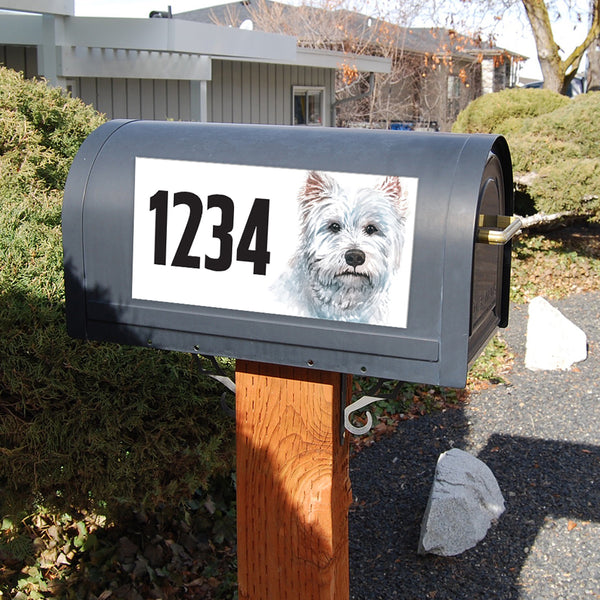 Westie Terrier Address Plaque - 12" x 6"
