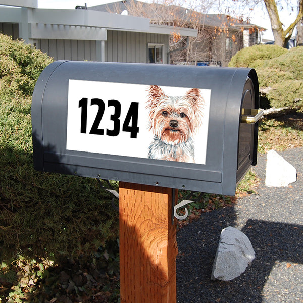 Yorkie Terrier Address Plaque - 12" x 6"