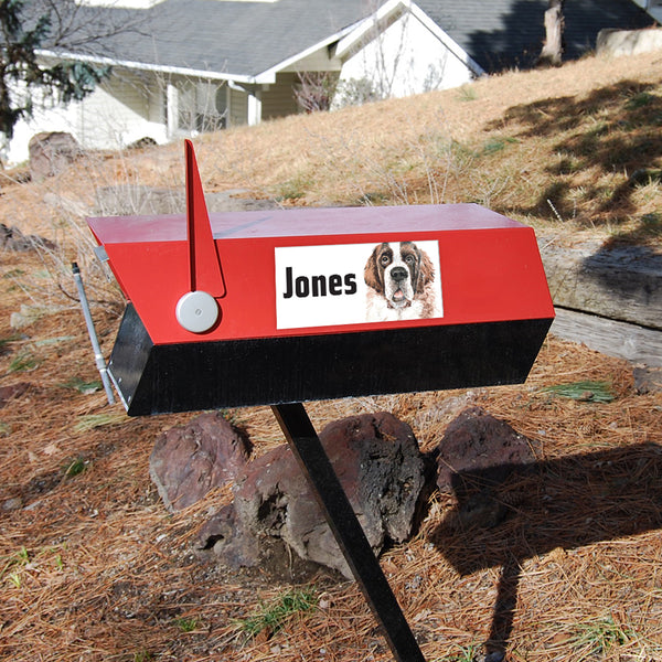 Saint Bernard Address Plaque - 7" x 3.5"