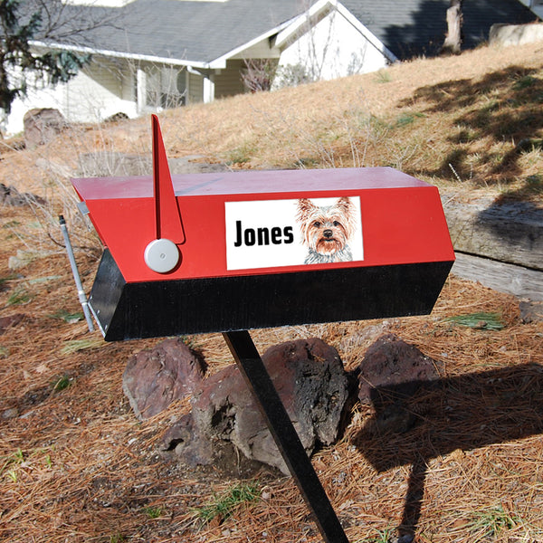 Yorkie Terrier Address Plaque - 7" x 3.5"