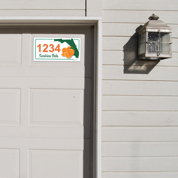 Florida State Address Plaque - 12" x 6"