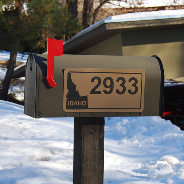 Idaho Gold Address Plaque - 12" x 6"