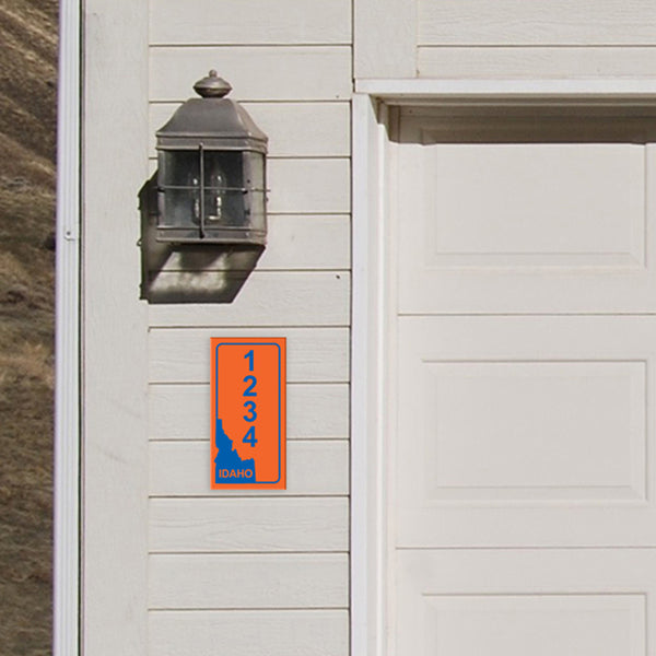 Idaho BSU Orange Address Plaque - 3.5" x 7"