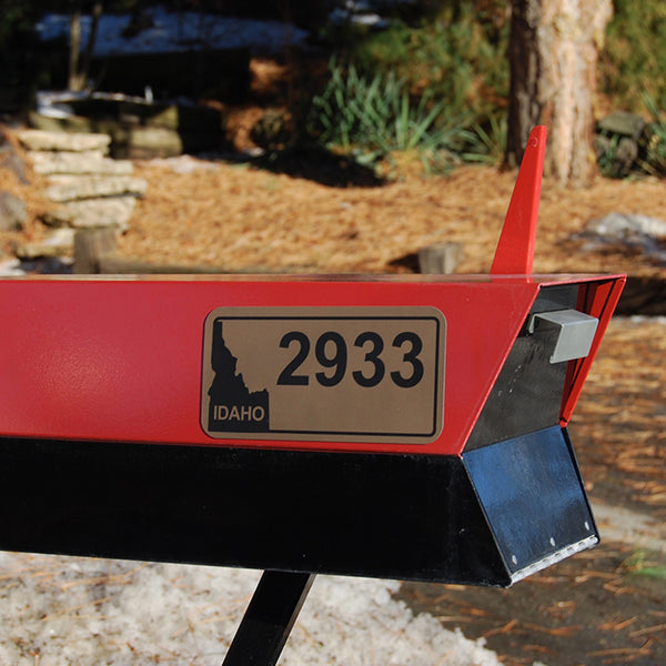 Idaho Gold Address Plaque - 7" x 3.5"